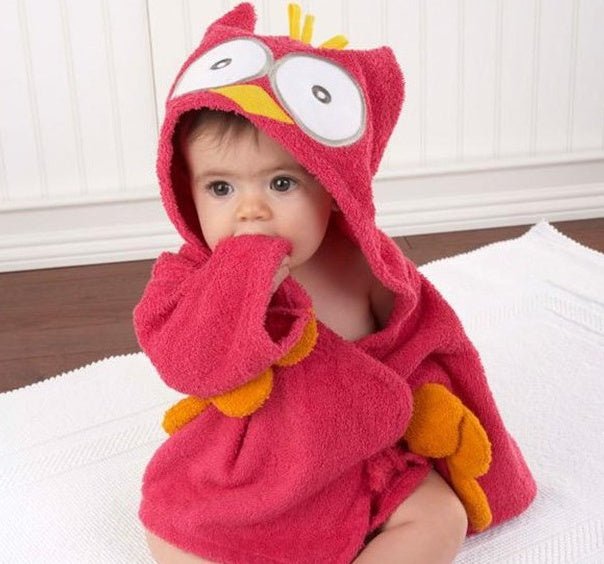 Cute Animal Baby Bath Towels / Bathrobes Cotton Children's Bathrobes Baby Hooded - Mommii & Me Cute Animal Baby Bath Towels / Bathrobes Cotton Children's Bathrobes Baby Hooded