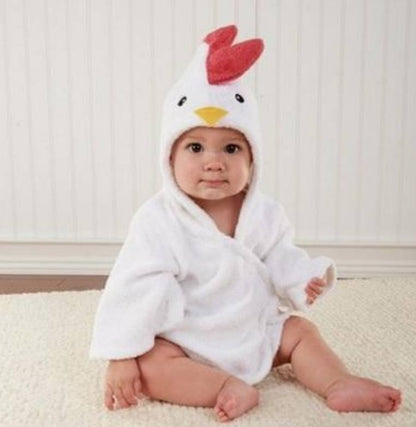 Cute Animal Baby Bath Towels / Bathrobes Cotton Children's Bathrobes Baby Hooded - Mommii & Me Cute Animal Baby Bath Towels / Bathrobes Cotton Children's Bathrobes Baby Hooded
