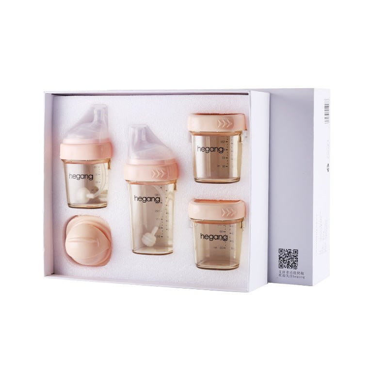 Newborn Baby Multifunctional Multicolor Bottle Set - Mommii & Me Newborn Baby Multifunctional Multicolor Bottle Set