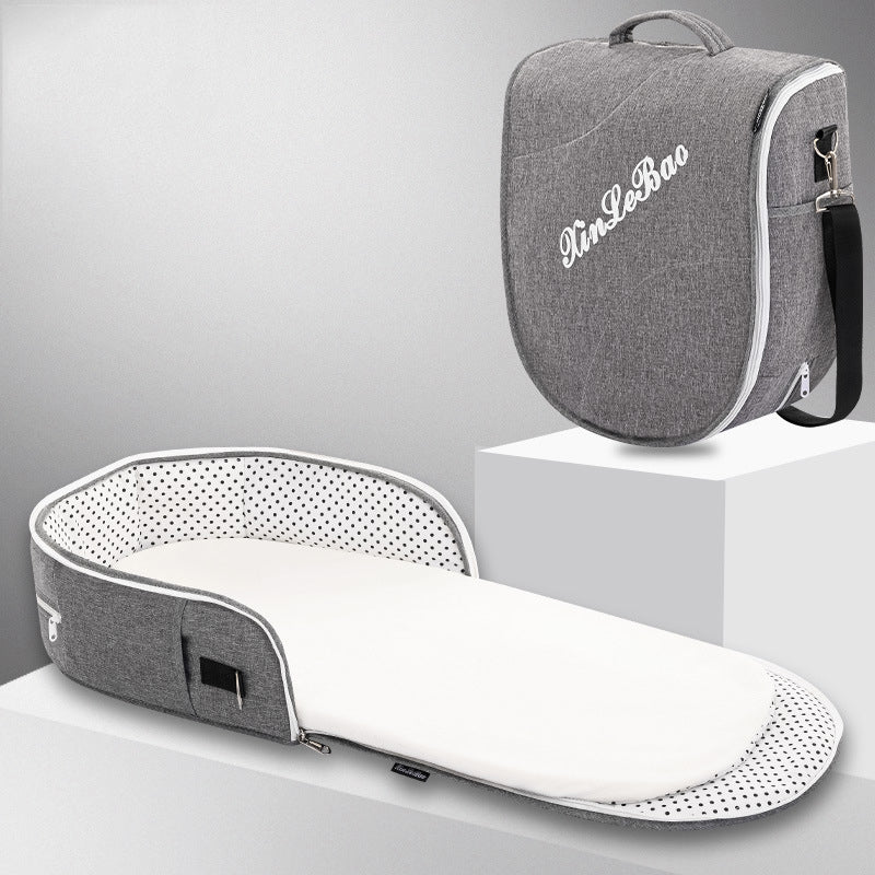 Portable Removable Folding Crib Baby Bed Mammy Bag - Mommii & Me Portable Removable Folding Crib Baby Bed Mammy Bag