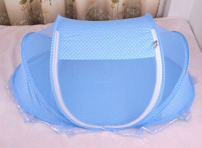Foldable Baby Bed Net With Pillow Net 2pieces Set - Mommii & Me Foldable Baby Bed Net With Pillow Net 2pieces Set