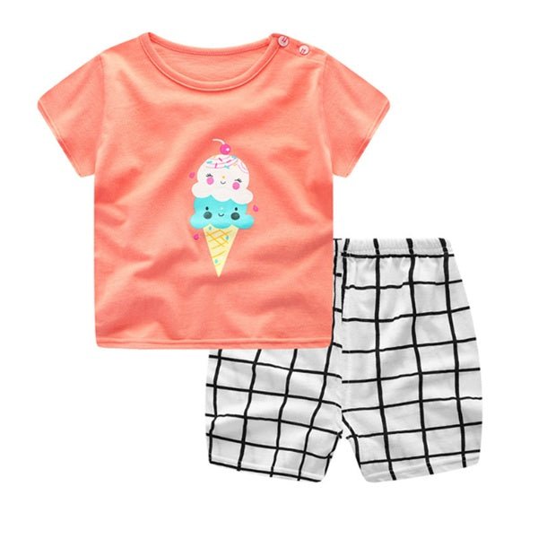 Graphic Clothing Baby Summer Outfit - Mommii & Me Graphic Clothing Baby Summer Outfit