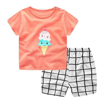 Graphic Clothing Baby Summer Outfit - Mommii & Me Graphic Clothing Baby Summer Outfit
