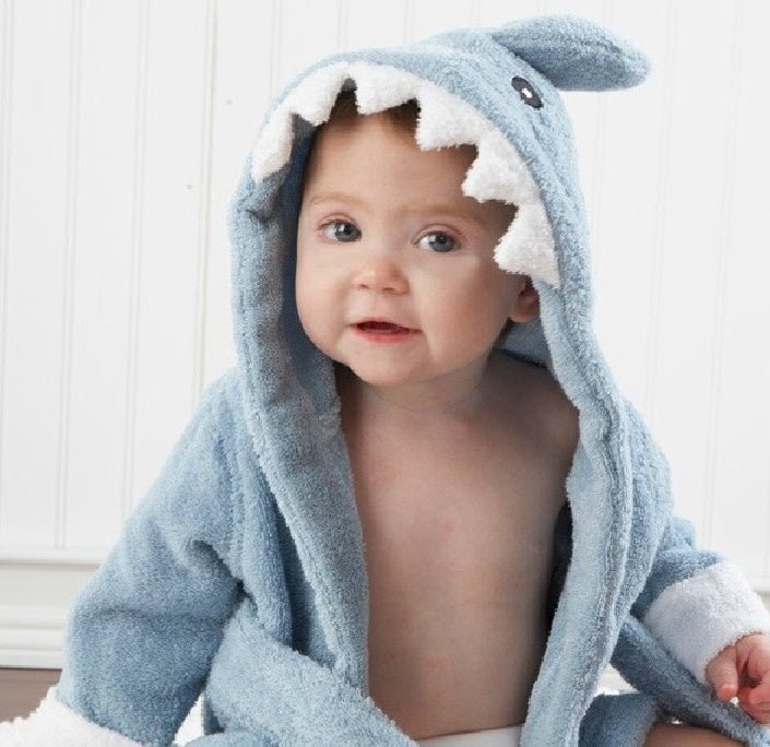 Cute Animal Baby Bath Towels / Bathrobes Cotton Children's Bathrobes Baby Hooded - Mommii & Me Cute Animal Baby Bath Towels / Bathrobes Cotton Children's Bathrobes Baby Hooded