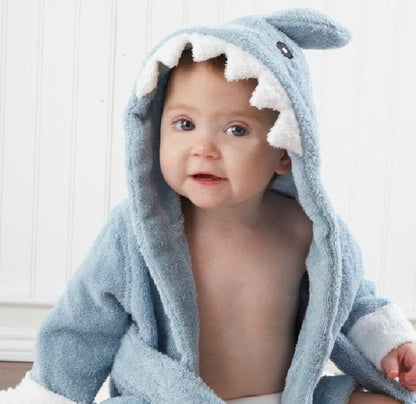 Cute Animal Baby Bath Towels / Bathrobes Cotton Children's Bathrobes Baby Hooded - Mommii & Me Cute Animal Baby Bath Towels / Bathrobes Cotton Children's Bathrobes Baby Hooded
