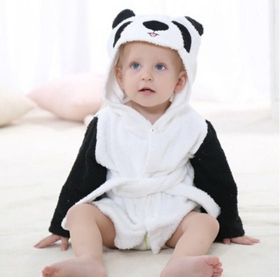 Cute Animal Baby Bath Towels / Bathrobes Cotton Children's Bathrobes Baby Hooded - Mommii & Me Cute Animal Baby Bath Towels / Bathrobes Cotton Children's Bathrobes Baby Hooded