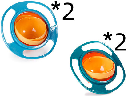 360 Rotate Spill-proof Bowl