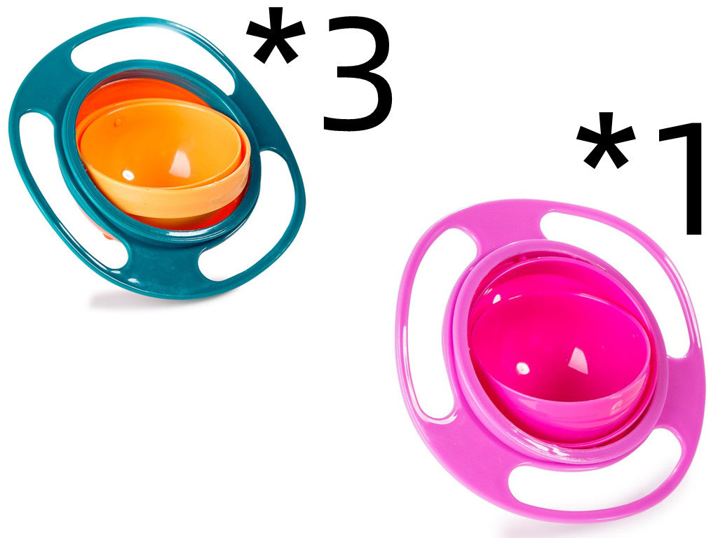 360 Rotate Spill-proof Bowl