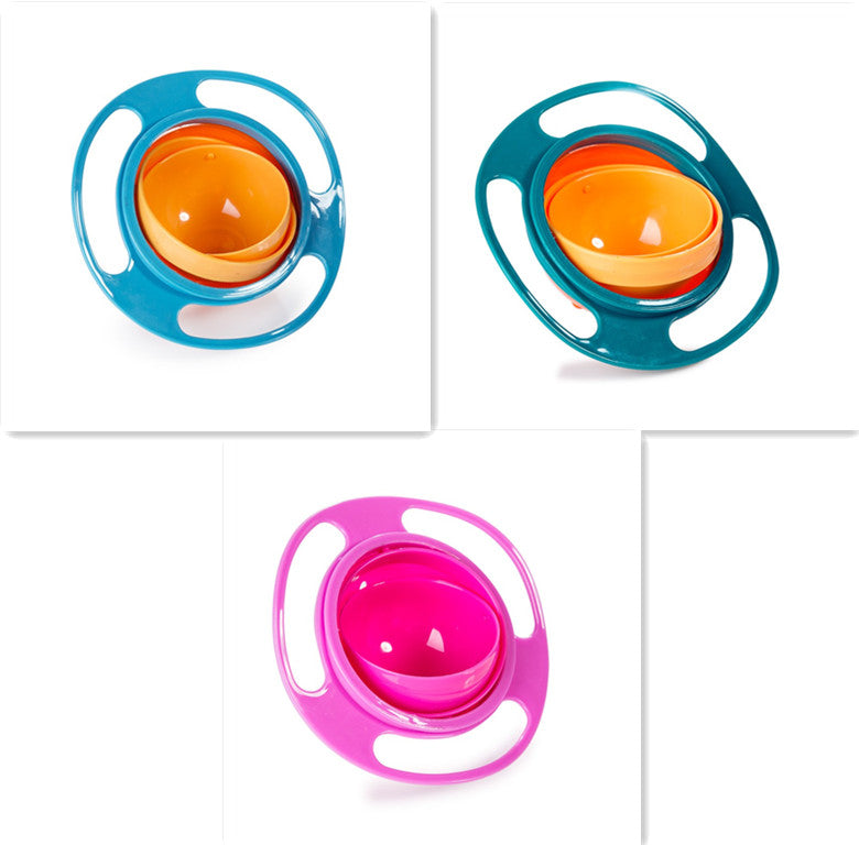360 Rotate Spill-proof Bowl