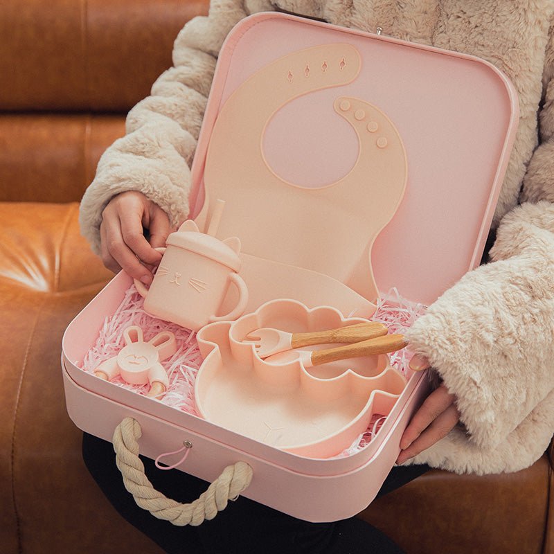 Baby Silicone Bowl Tableware Set - Mommii & Me Baby Silicone Bowl Tableware Set