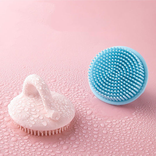 Baby Silicone Shower Brush To Remove Dandruff - Mommii & Me Baby Silicone Shower Brush To Remove Dandruff