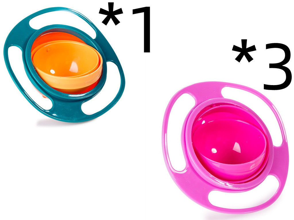 360 Rotate Spill-proof Bowl