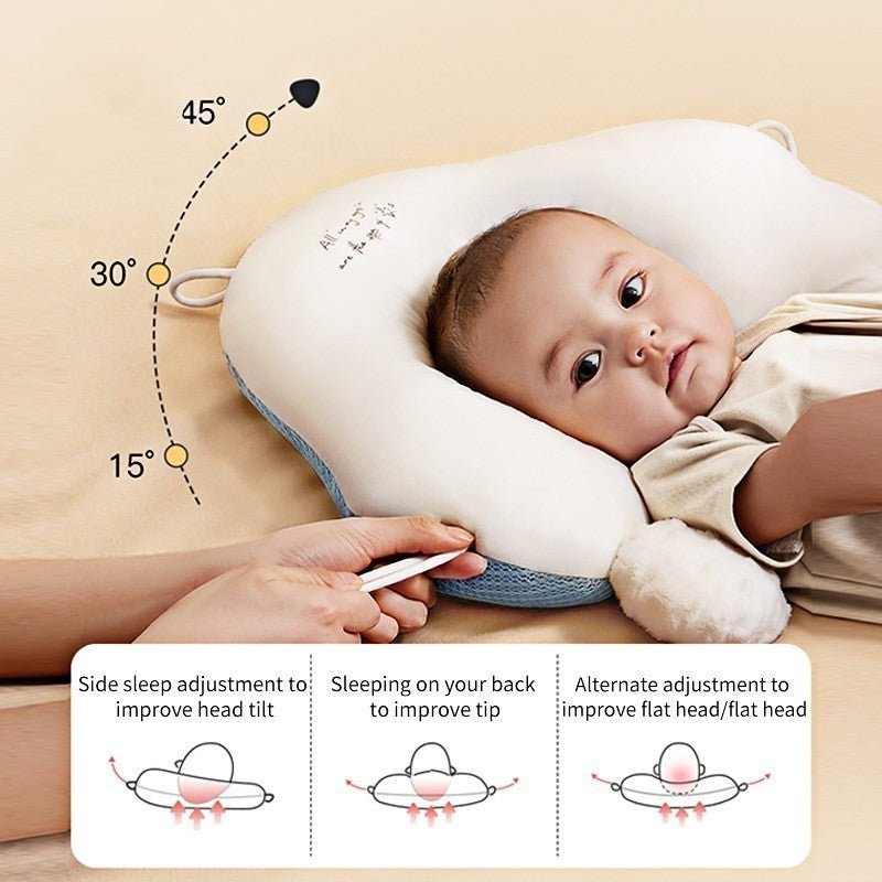 Baby Correction Head Shaping Pillow - Mommii & Me Baby Correction Head Shaping Pillow